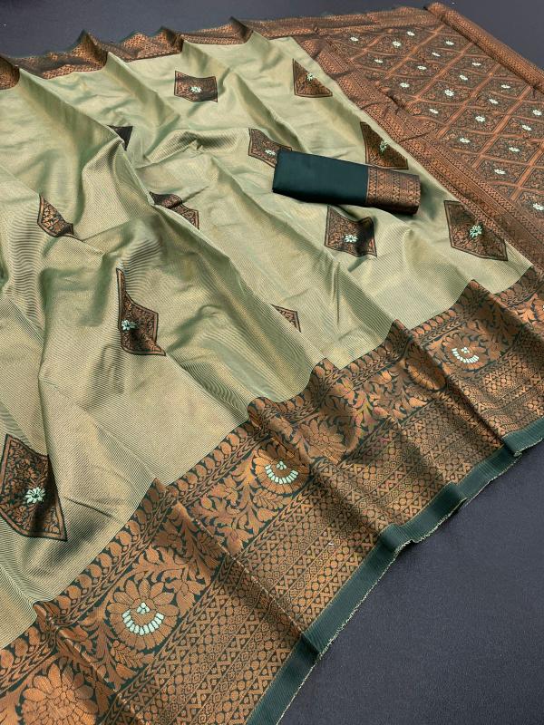Aab Kanjivaram Pattu Silk Festive Designer Saree Collection